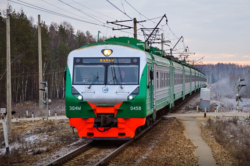 Электропоезд эд4м 0458