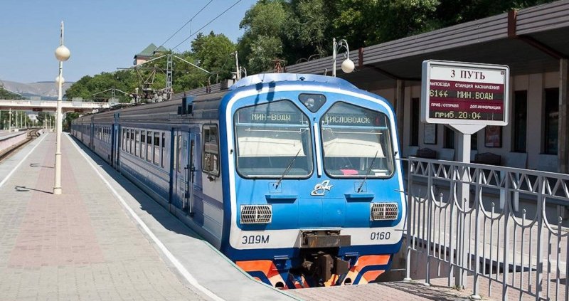 Электропоезд Кисловодск Минеральные воды