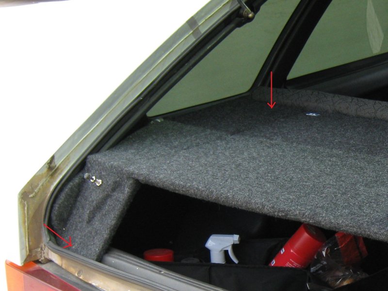 ВАЗ 2114 багажника снизу