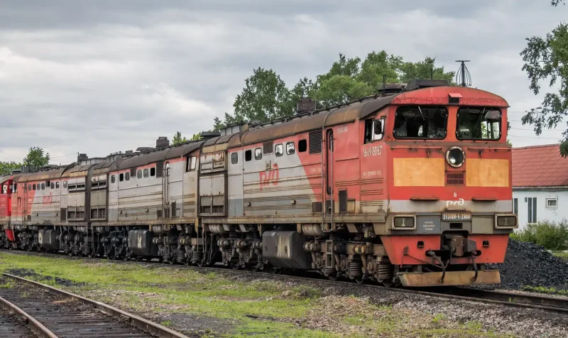 Локомотивы в депо Омск пассажирский