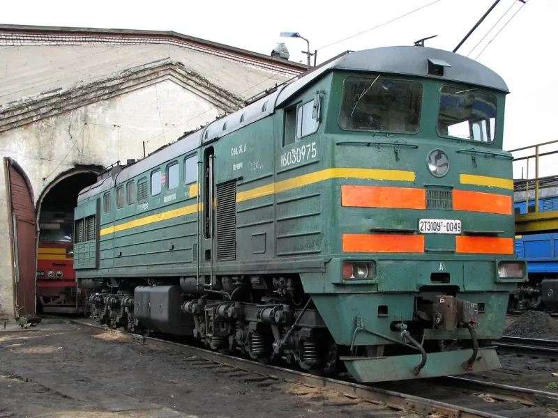 Локомотивное депо тэп70 в Ельце