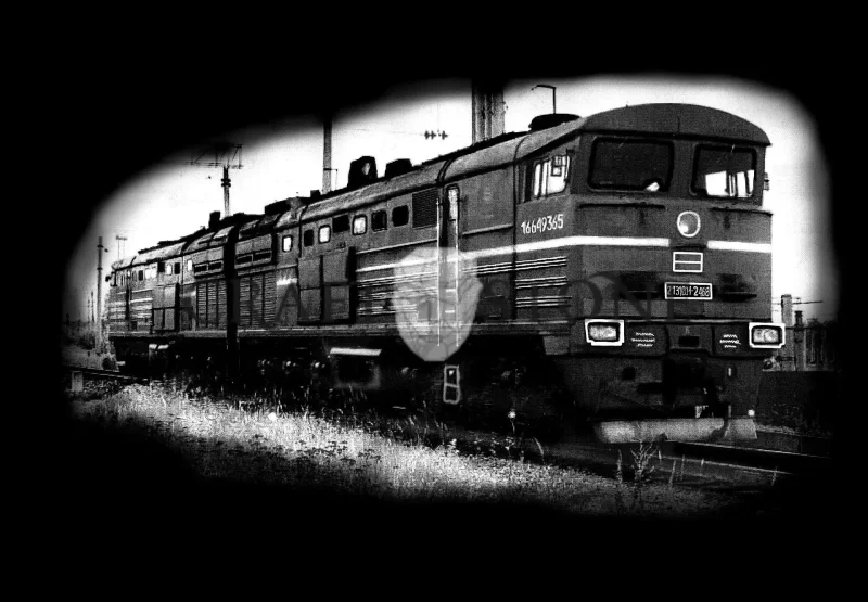 Тепловоз для гравировки на памятник