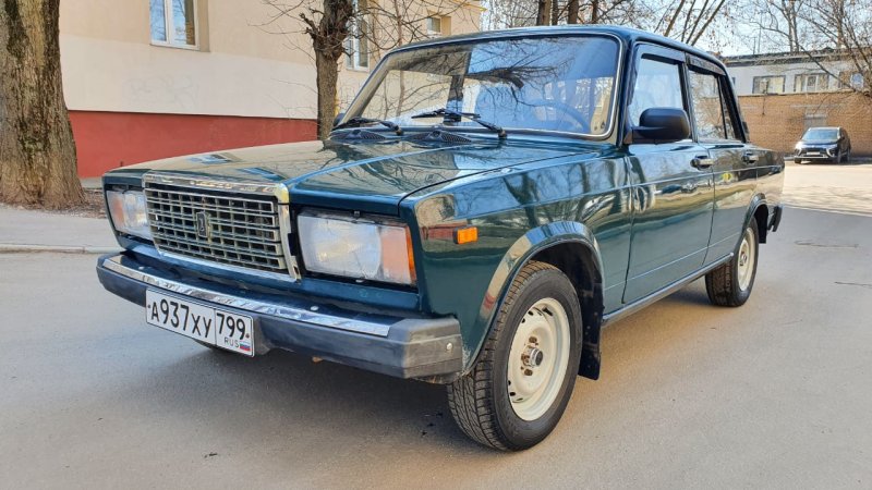 ВАЗ 2107 двухцветная покраска