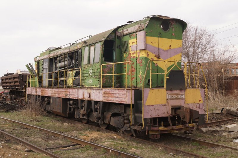 Списанные тепловозы чмэ3