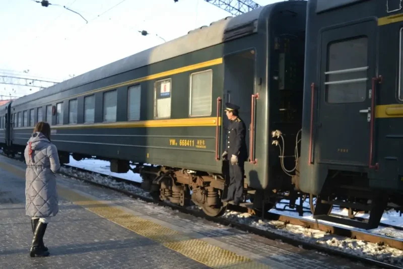 Вагоны поезда Пекин Москва