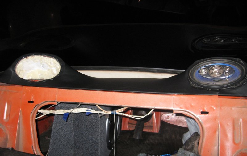 Габариты задней полки ВАЗ 2105