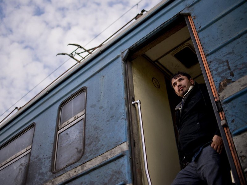 Двери электрички