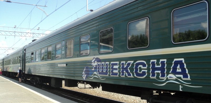Поезд Шексна Череповец