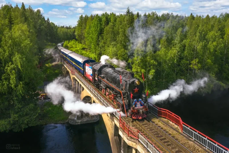 Паровоз Сортавала Рускеала