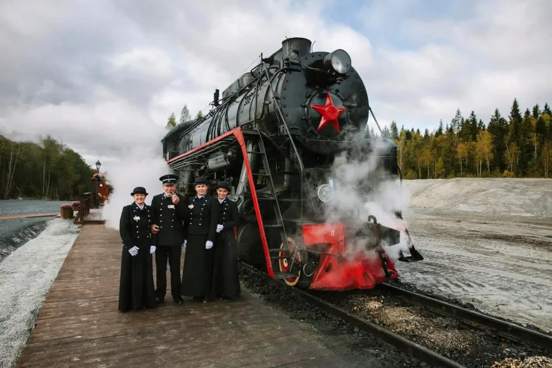 Ретро поезд Карелия