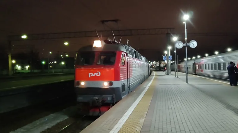 Поезд 102я Москва Ярославль