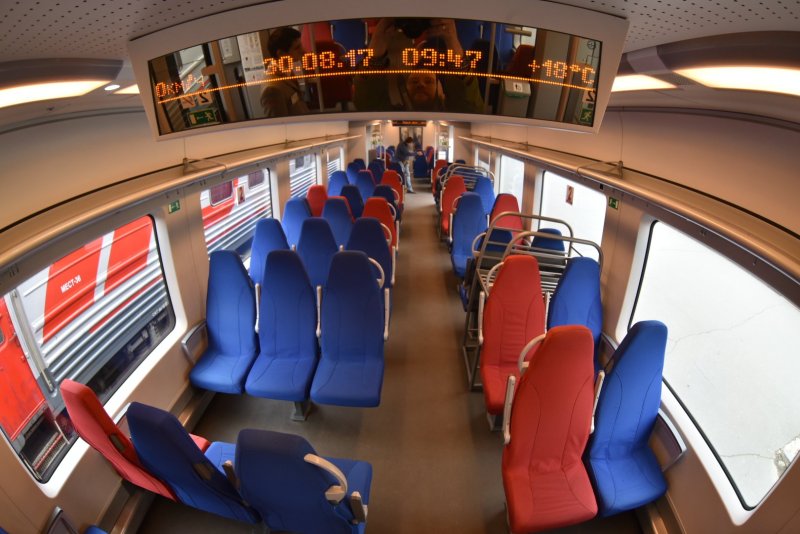 Поезд Сапсан вагон бистро