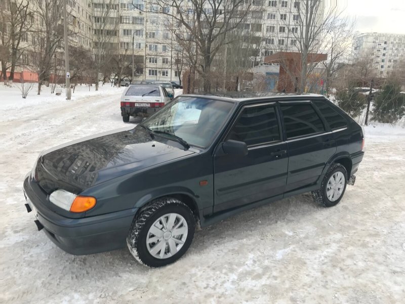 ВАЗ 2114 тёмно серая битая
