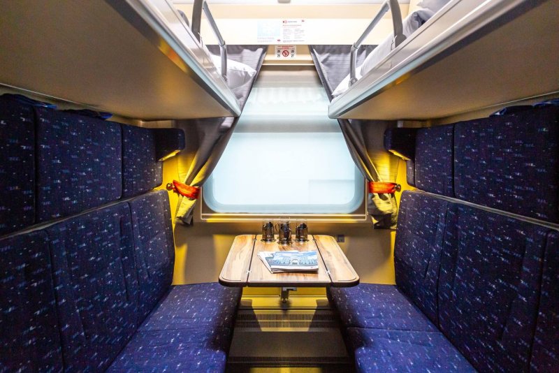 Купе поезда РЖД 2000