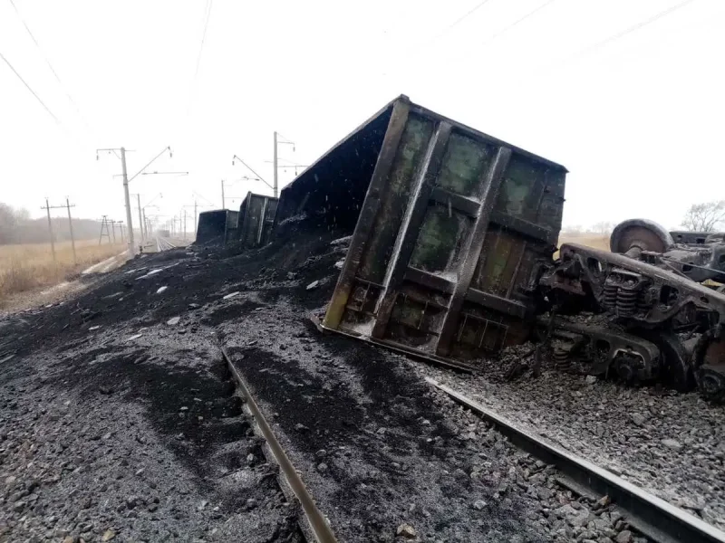 Транссиб сход вагонов