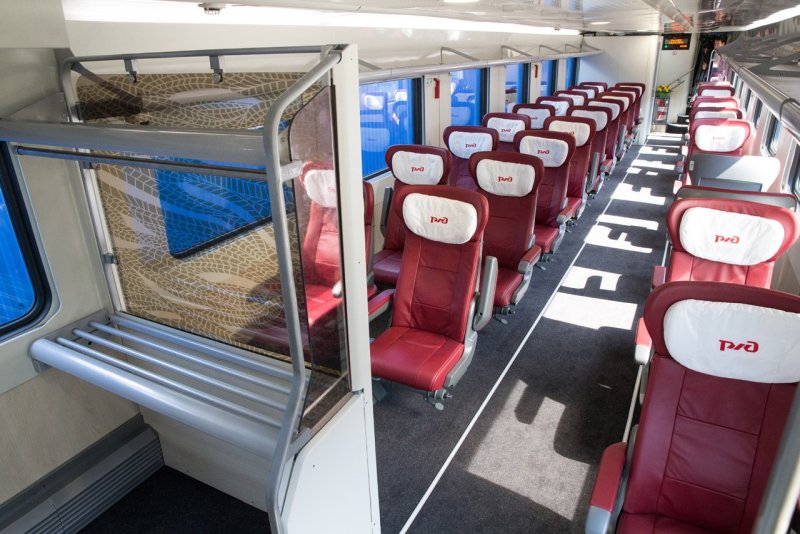 Сидячий вагон РЖД Стриж