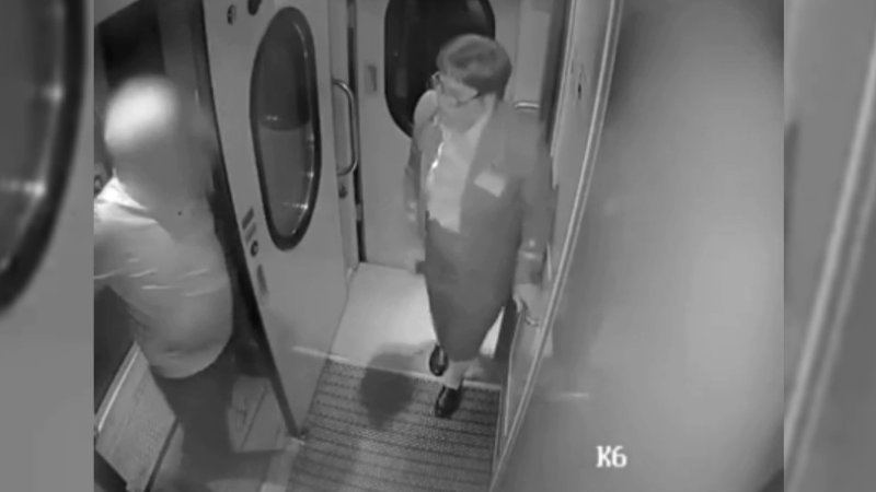 Камера в поезде