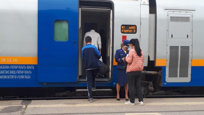 КТЖ - «пассажирские перевозки» поезд 021ц