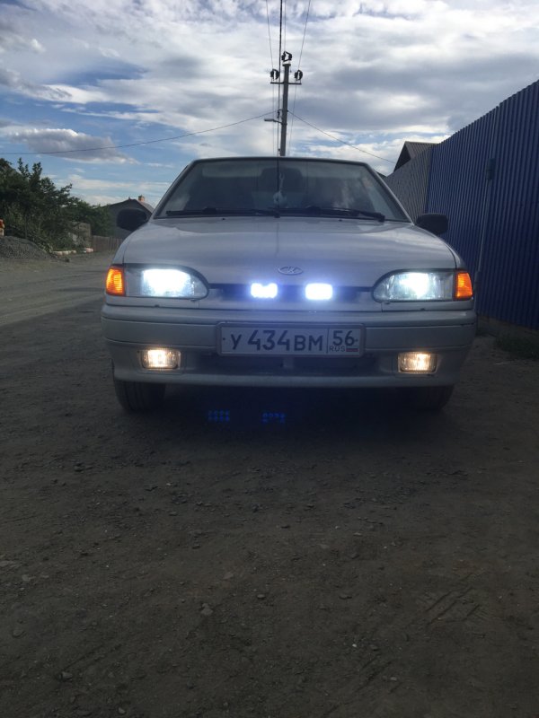 Вспышки на ВАЗ 2114