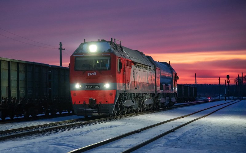 Магистральный Газотурбовоз гт1h-002