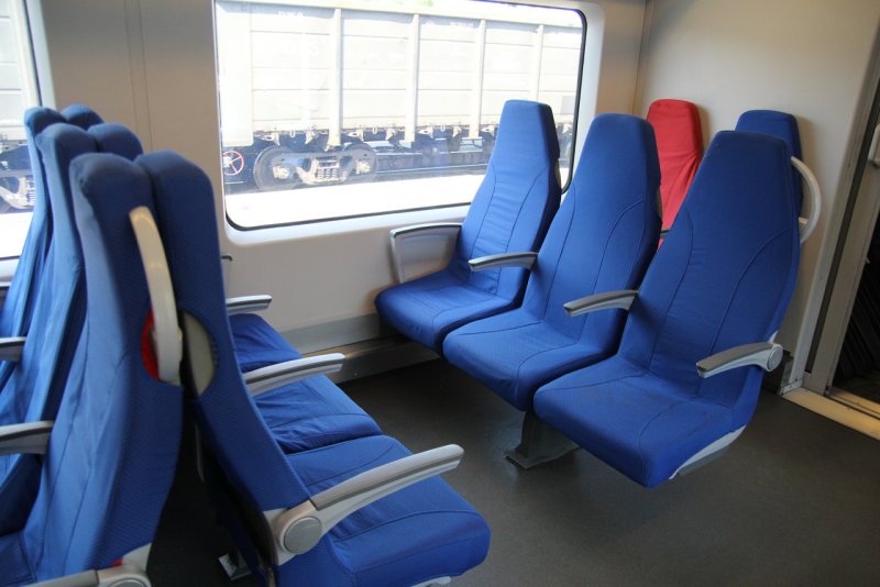 Расположение мест в Ласточка вагон 2ж