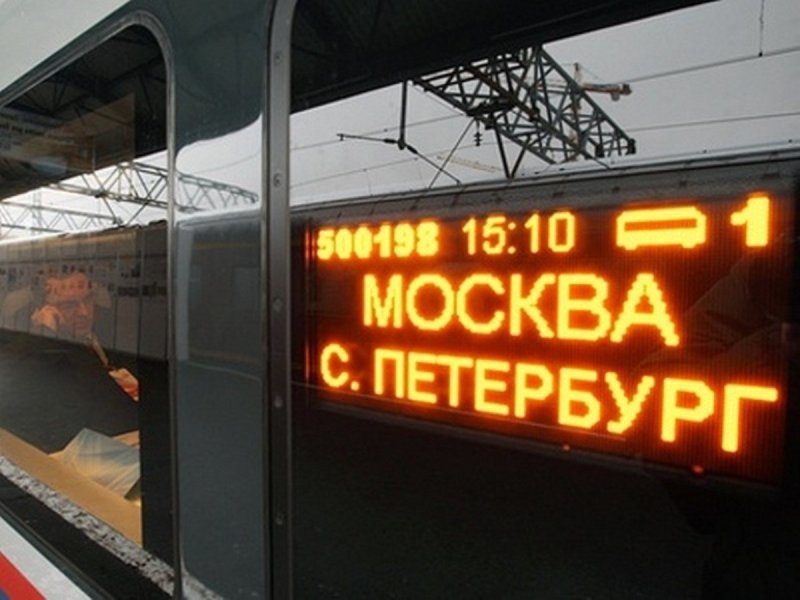 Поезд Сапсан Питер