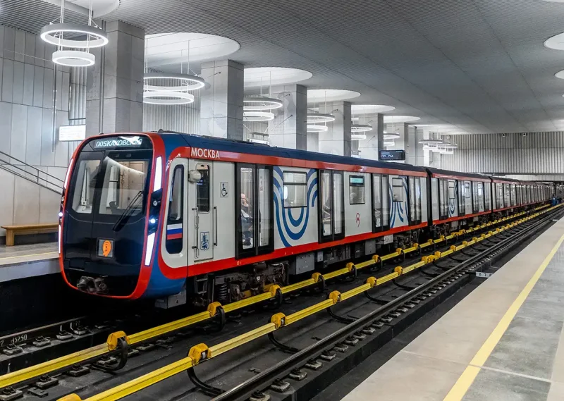 Метро ретро поезд Сокольники