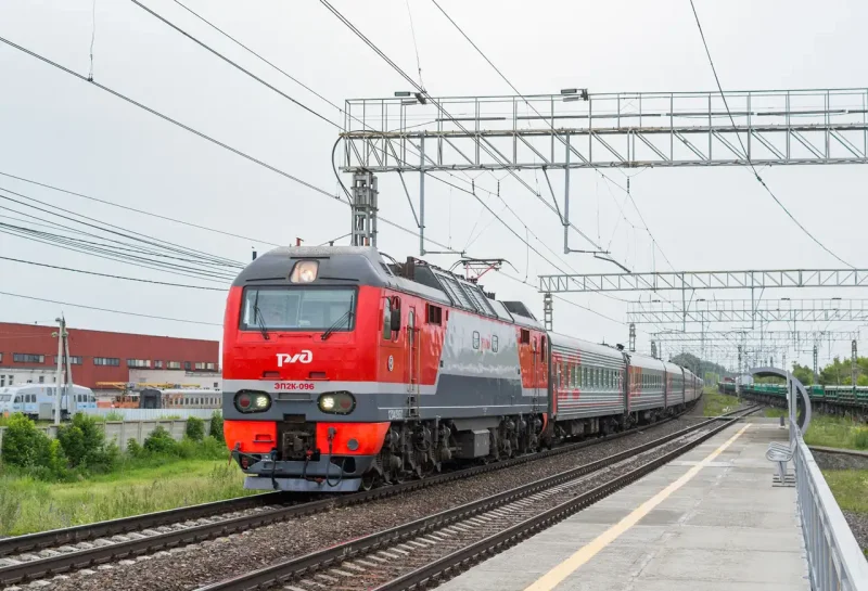 Паровоз в Барабинске