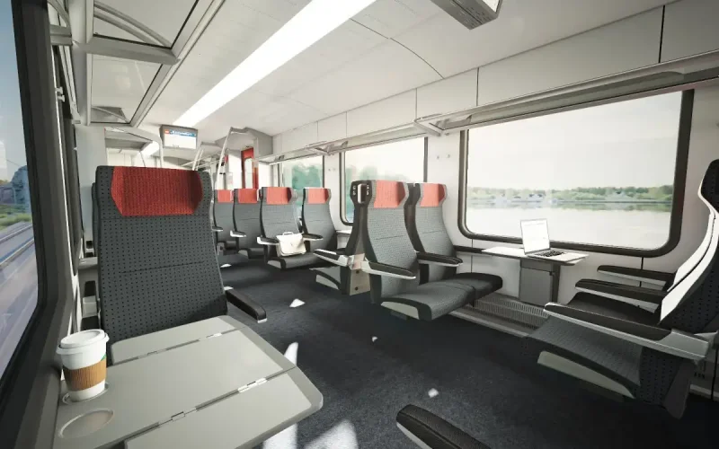 Stadler flirt 200 салон