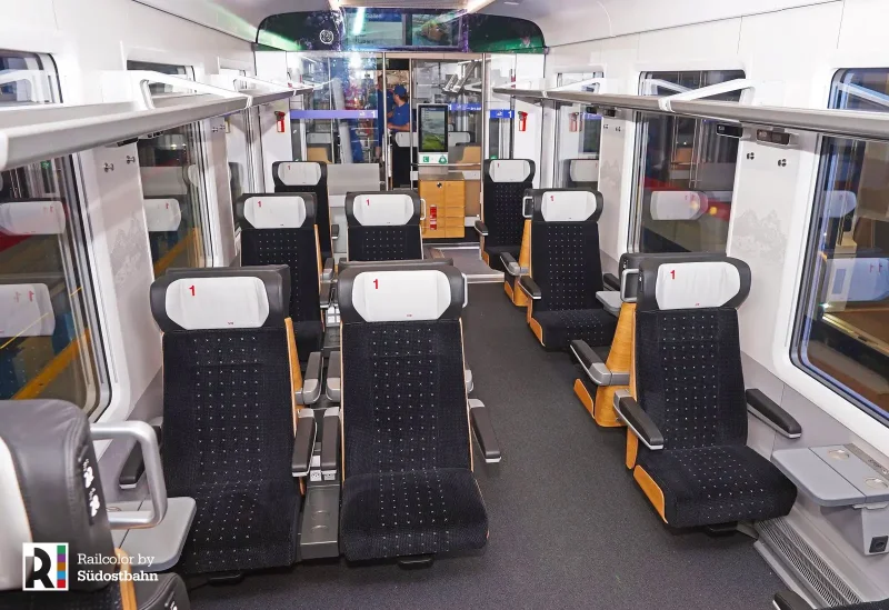 Stadler flirt внутри