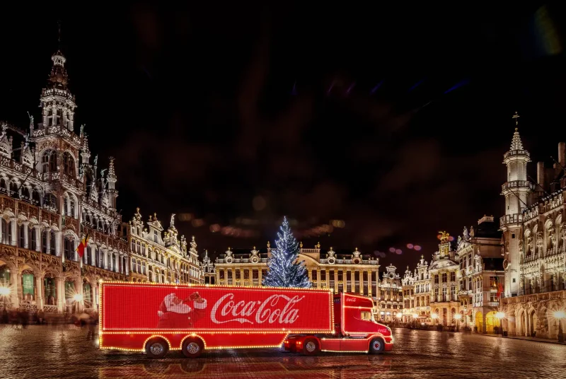 Новогодние Грузовики Coca-Cola