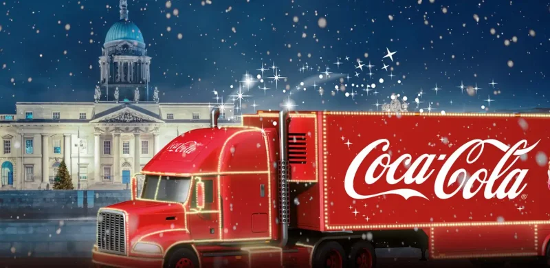Рождественский грузовик Coca-Cola