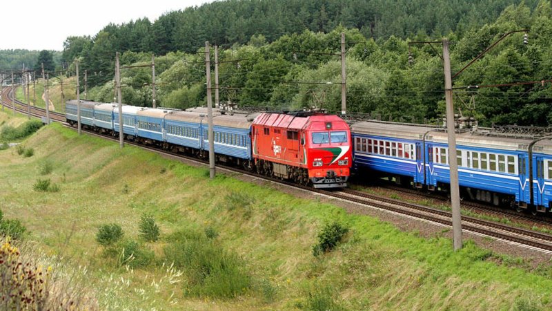 Поезд Ласточка Минск