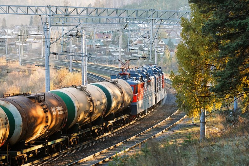 Грузовые поезда РЖД