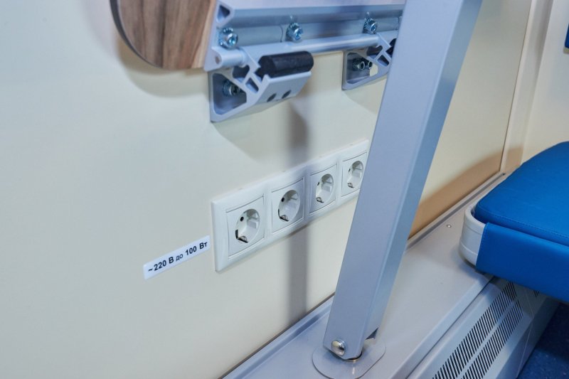 Розетки в поезде