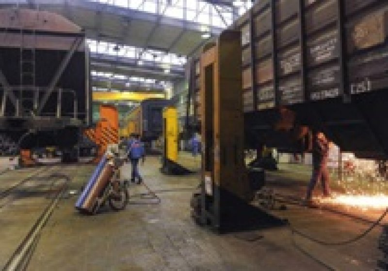 Вагонное депо грузовых вагонов