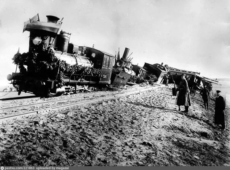 Крушение поезда с Александром 3 в 1888