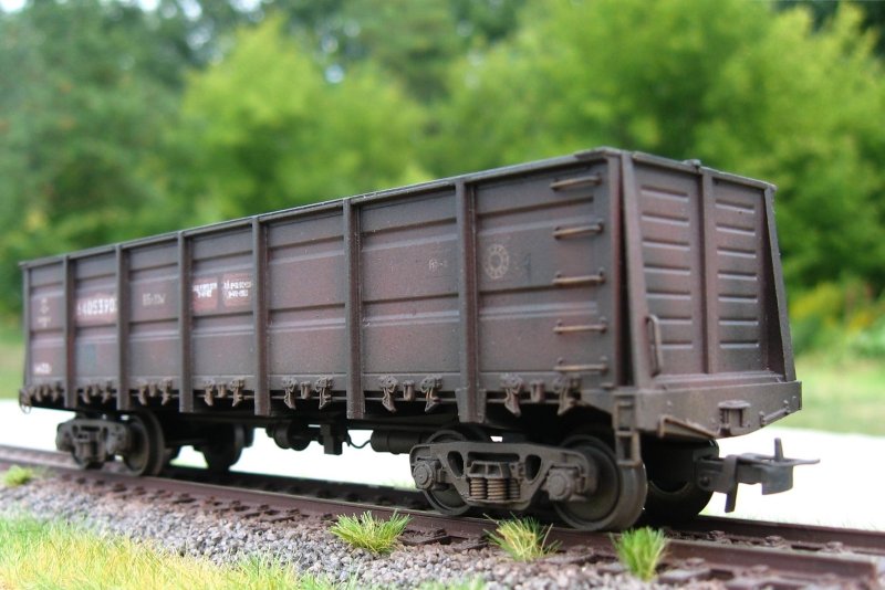 Четырехосный полувагон