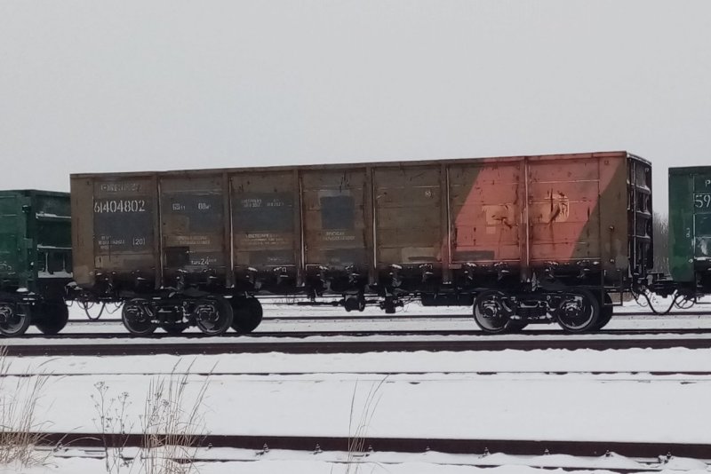 Восьмиосный вагон грузовой