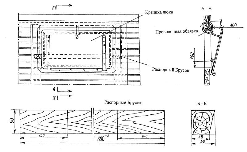 Упор крышки люка полувагона 532.02.370-05