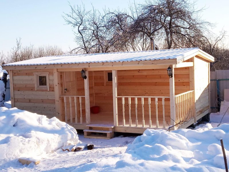 Баня вагончик