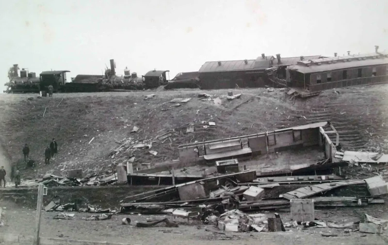Крушение царского поезда на станции Борки 17 октября 1888 года