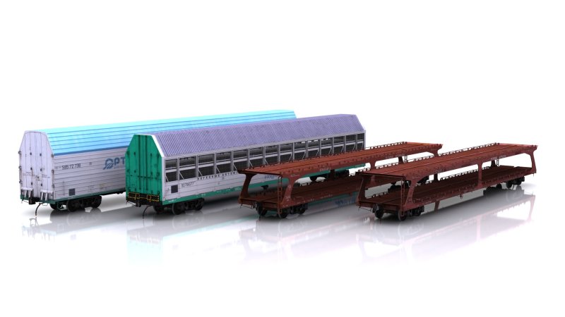 Вагон автомобилевоз 11-835