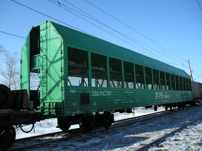 ЖД вагон Аппарель