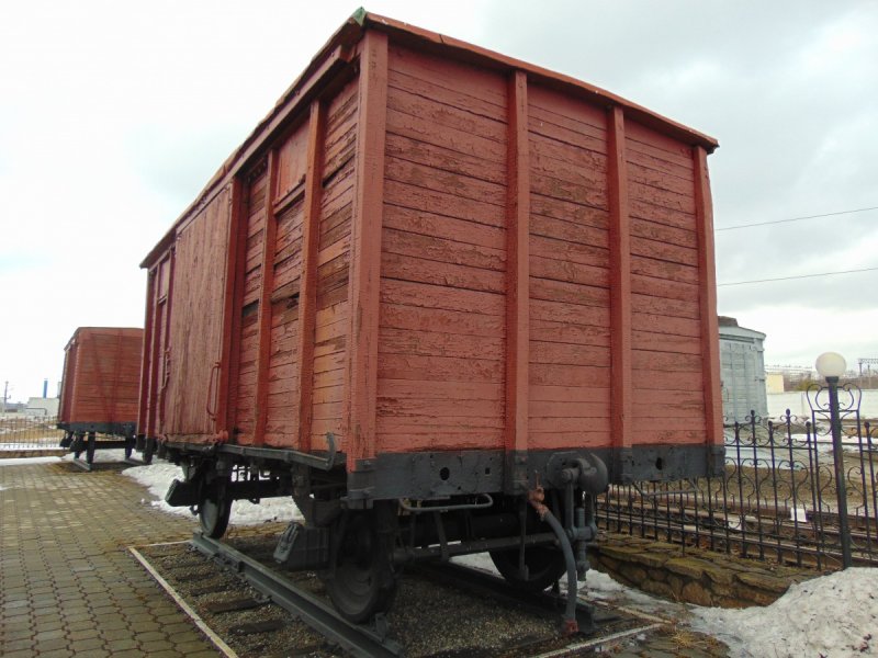 Крытый вагон Теплушка