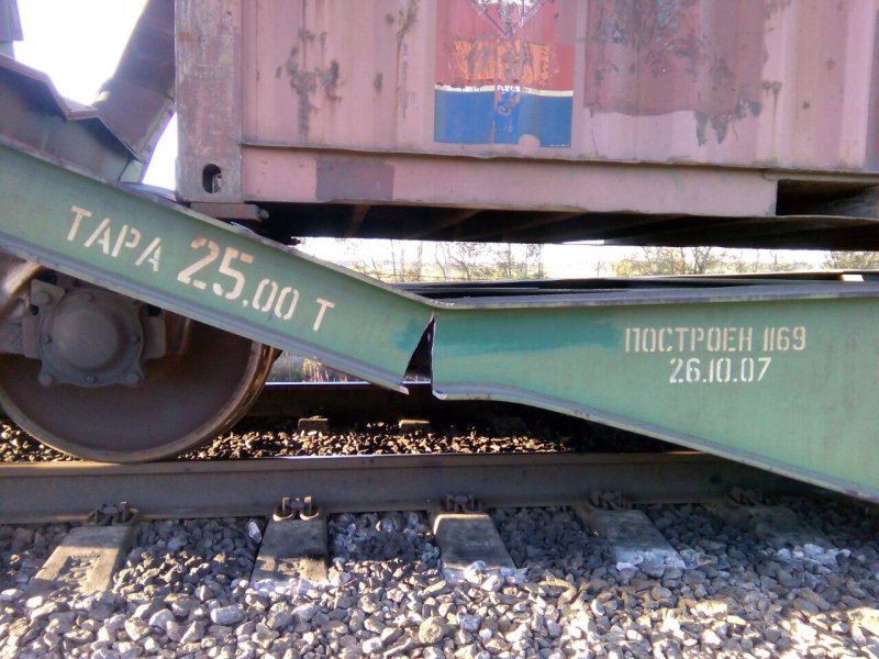 Балочка авторежима грузового вагона чертеж