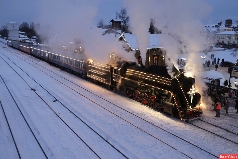 Рождественский ретро поезд Иваново Шуя
