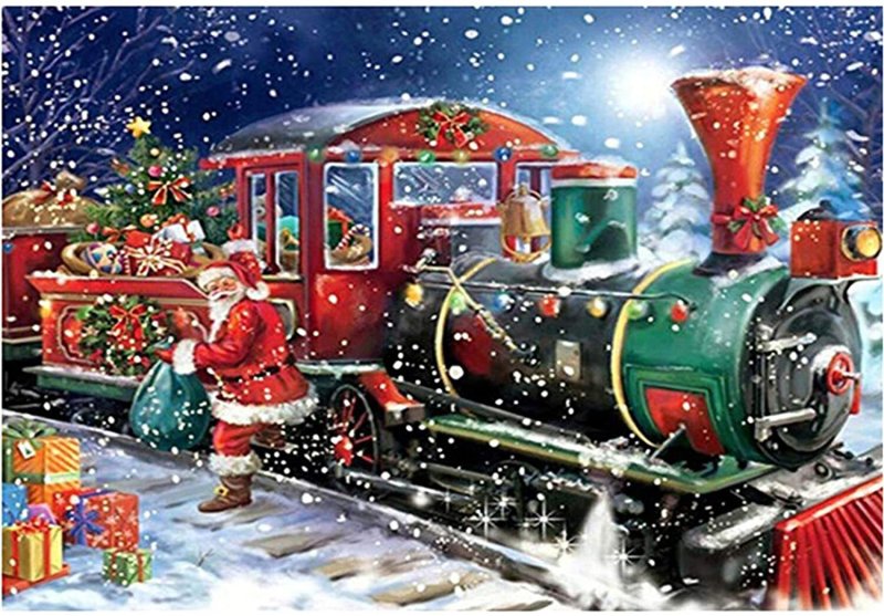 Поезд Крисмас Траин Рождественский