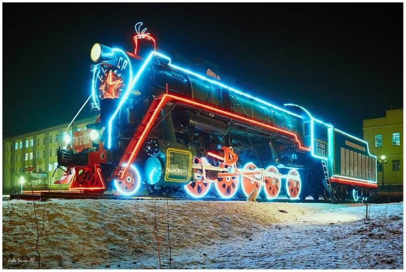 Новогодний паровоз Екатеринбург