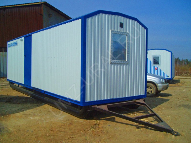 Вагон дом на санях